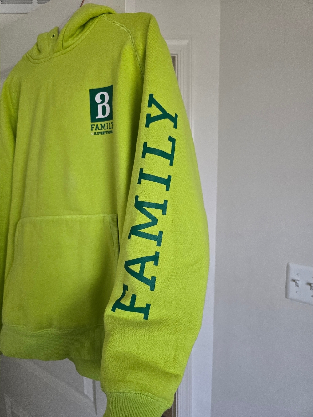 Barong Family Neon Green Hoodie Yellow Claw Amsterdam Festival Merch Unisex L - Picture 6 of 12